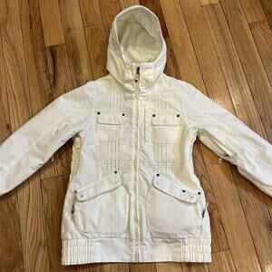 Burton Dry Ride Insulated Women's Ski Jacket Size small White